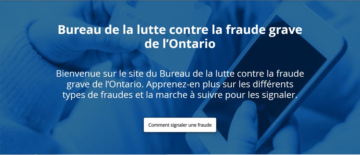 BOFVAC's tweet photo. La Police provinciale de l'Ontario a lancé un nouveau portail & site Web pour les victimes de fraude qui y sont référées par la police. Le Bureau des victimes de fraudes graves leur offre ainsi l'information qu'elles ont besoin et du soutien! #CCDV https://t.co/IOGC5crXO3 https://t.co/zLACVSEsGh