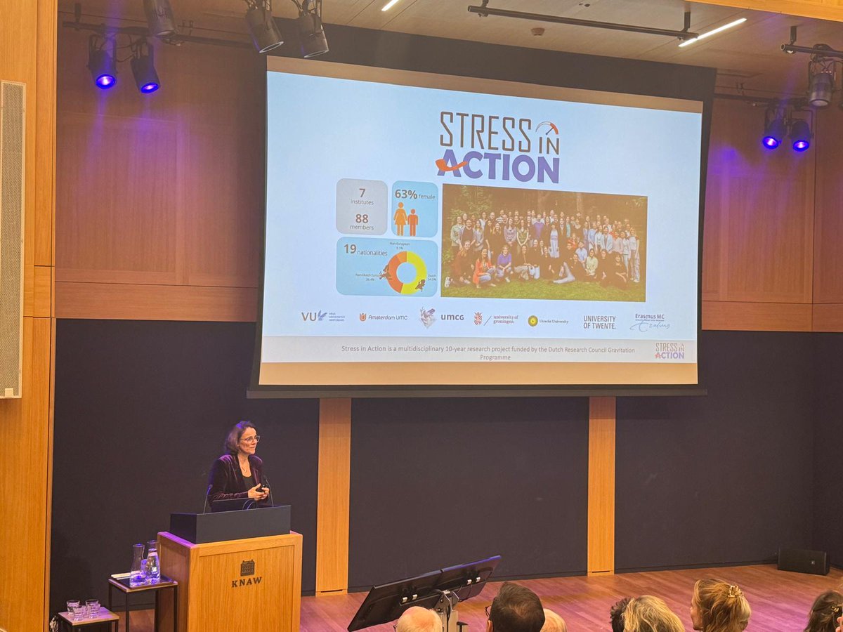 A highly interesting update from the Stress in Action consortium by Brenda Penninx.