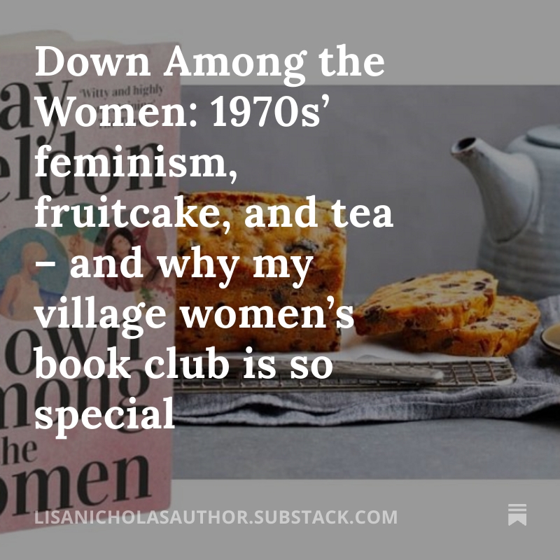 Fancy diving into some 1970s feminist literature? Not sure? Read my review of Down Among the Women to get a sense of what you're letting yourself in for... (spoiler: a treat) lisanicholasauthor.substack.com

#feminism #1970s #bookreview #fayweldon #downamongthewomen