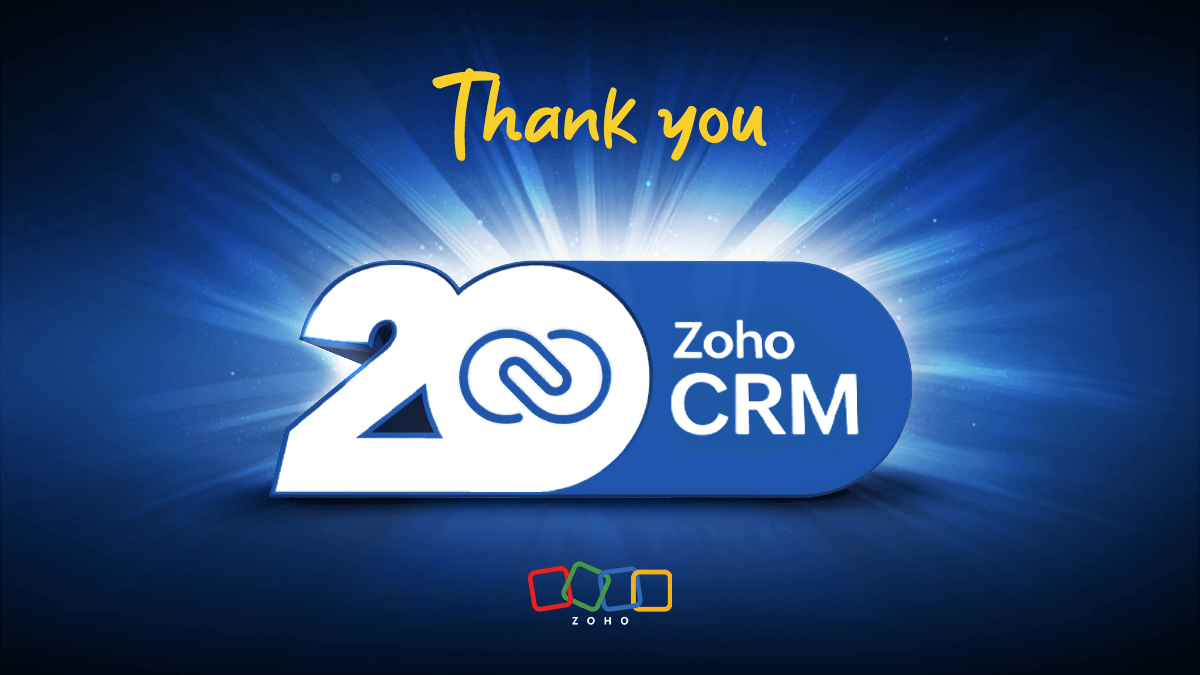 ZohoCanada's tweet photo. 20 years of evolution!
From simple contact management to AI-powered automation, @ZohoCRM continues to empower businesses worldwide!
Take a trip down memory lane: https://t.co/HpSli00UMk
#20YearsOfZohoCRM #ZohoHasItAll #ZohoCanada https://t.co/60ZNL5Wo9R