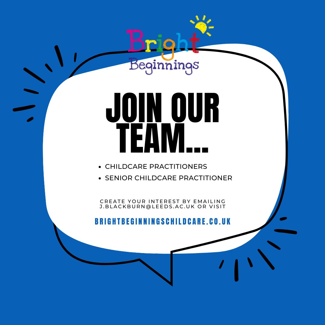 Are you a qualified childcare practitioner looking for an exciting opportunity to make a difference? Bright Beginnings Childcare Centre nestled within the vibrant University of Leeds campus, is seeking passionate individuals like you to join our award-winning team...