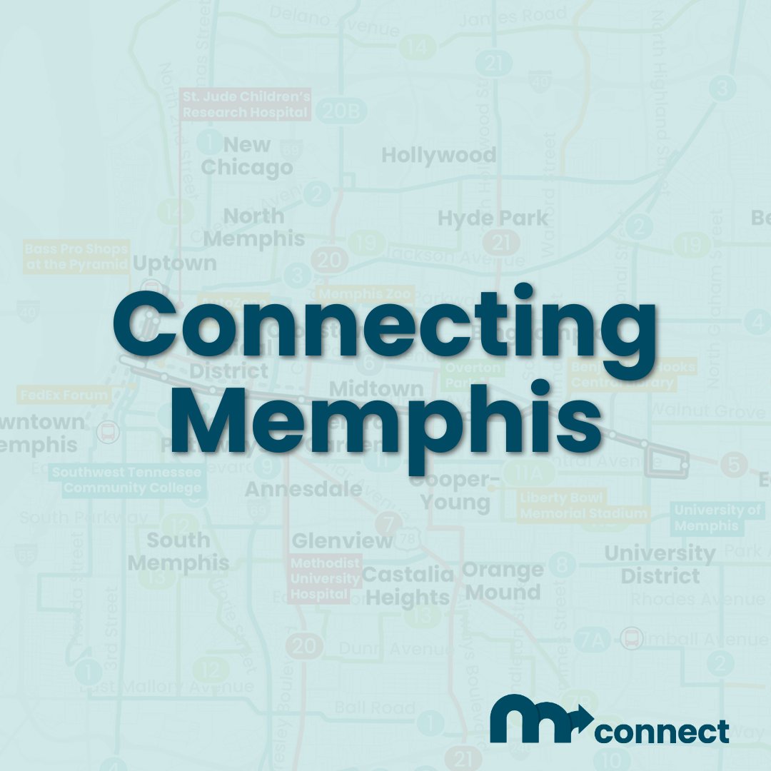 MATAmConnect's tweet photo. #mConnect will make connecting Memphians to destinations across the city easier.

Learn more at https://t.co/n590A8HmRr https://t.co/RCNgsaEiMc