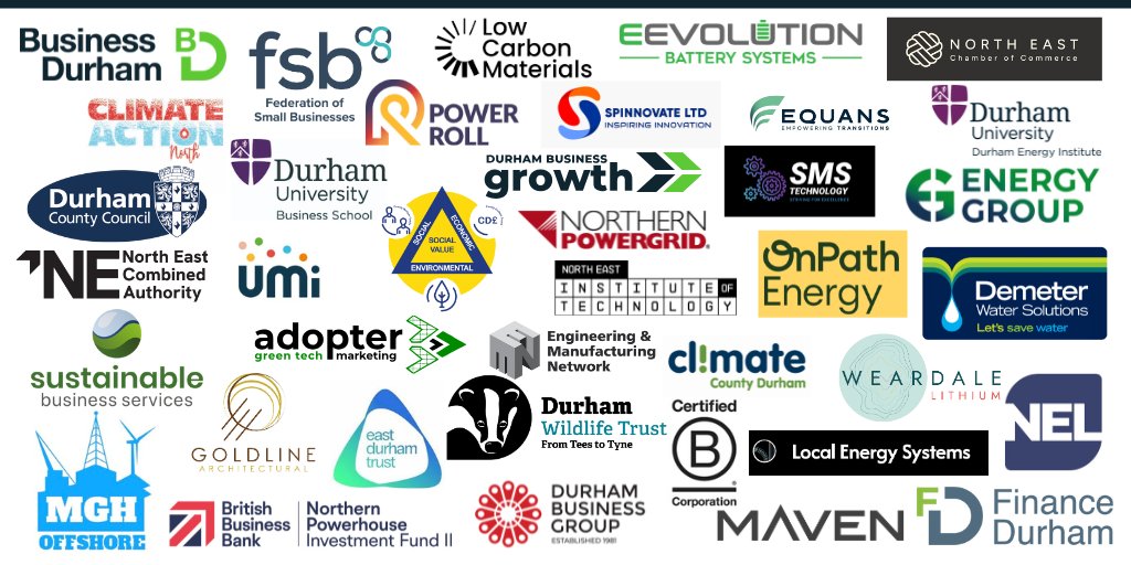 We’re thrilled to announce that all the organisations featured here will be joining us at Get Set Green 2025!

✨ Sign up today to secure your spot and help shape the future of sustainable business &gt; durhambusinessgrowth.co.uk/event-details/…