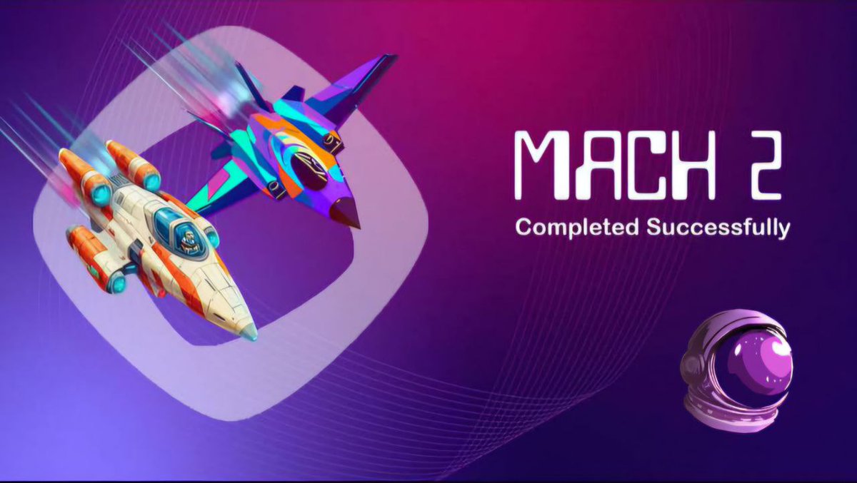 Cosmonads's tweet photo. MACH 2 speed was successfully achieved!

We would like to thank the @monad_eco team and all participants who brought us to this success.

@monad_eco 
@cryptunez 
@wagmigently 
@keoneHD 
@armaniferrante 
@wabdoteth 
@genuinearticles 
@MetaverseJohnny 
@acceleratooooor 

And thank you to all our other bros.

We learned about the excellent ideas of very successful people and had a very productive 3 days, the next thing to do is to implement these and we are just at the beginning.

HIGHERNADS 🚀