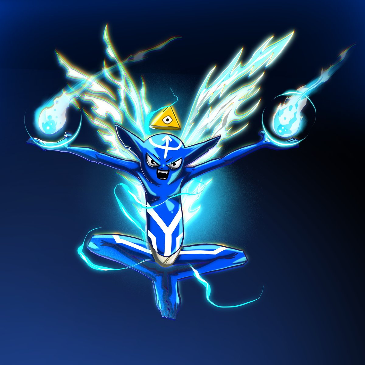 GM! Come join me in the <a href="/Ledger/">Ledger</a>  discord now! 
If you are a pass holder you might be selected to win this 1/1 <a href="/TheBluesnft/">TheBlues</a>