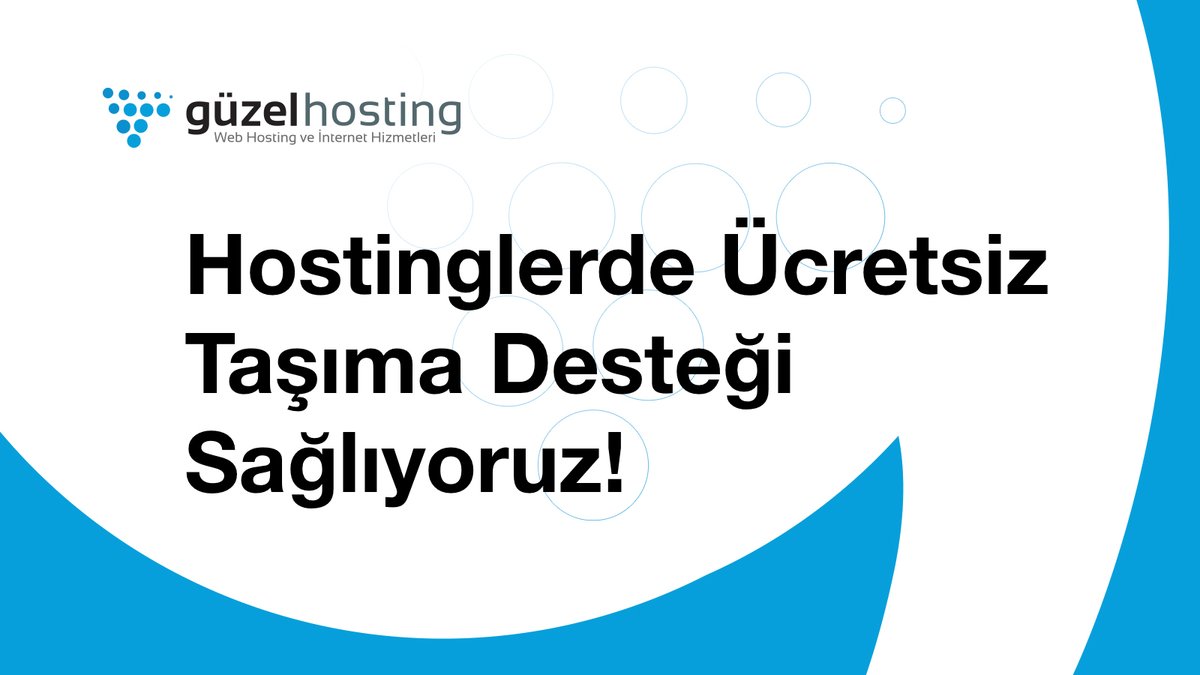 guzelhosting's tweet image. 📦 Web sitenizi ücretsiz taşıyoruz!
Yeni Web Hosting ve Reseller Hosting alımlarında, Linux altyapısında geçerli ücretsiz taşıma desteği sizinle!
🚀 Hızlı transfer, güvenli kurulum!
💡 Detaylar için bize ulaşabilirsiniz.
#ÜcretsizTaşıma #WebHosting #LinuxHosting #GüzelHosting