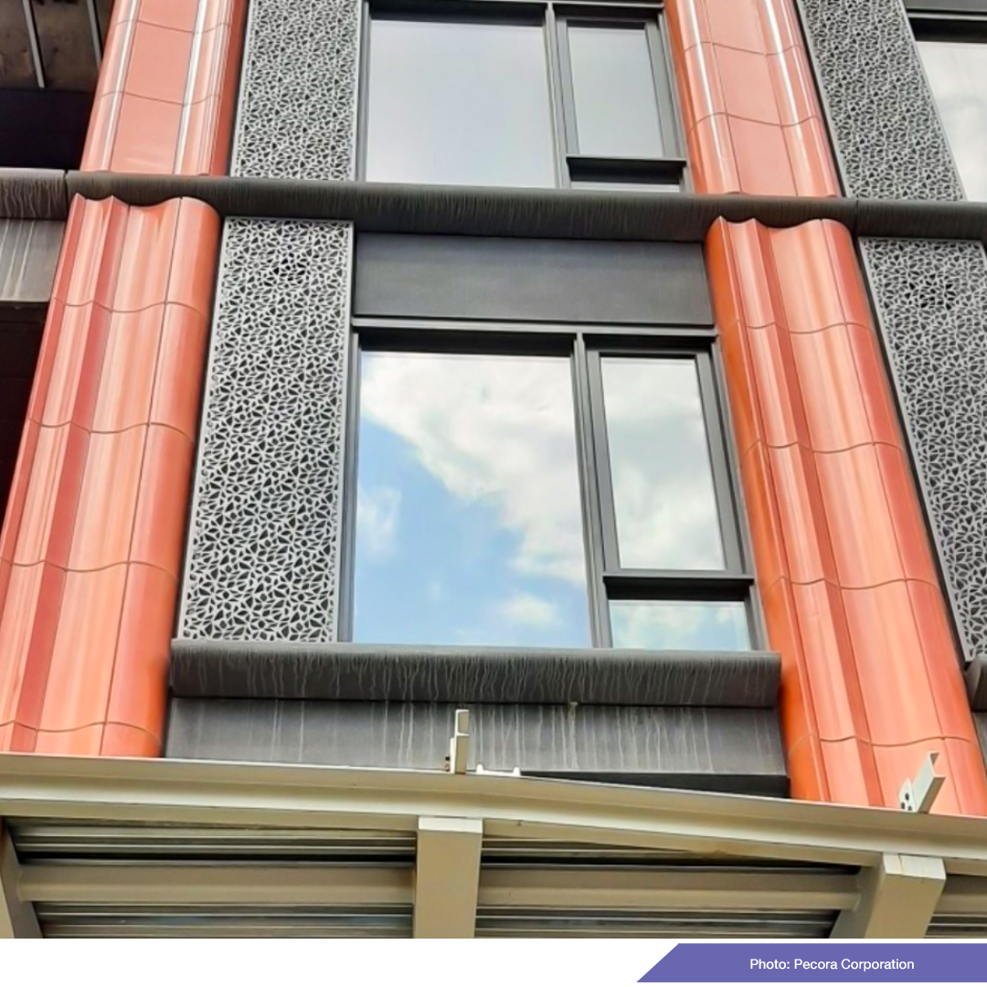 One of two side-by side developments featuring AWI window installation in Metro DC's National Landing, Reva cuts a unique figure on the Arlington skyline with it's unique terracotta hues. Partners:  <a href="/jbgsmith/">JBG SMITH</a>, @tortigallas, <a href="/ClarkBuilds/">Clark Construction Group</a> 
#WindowInstallation #Fenestration #Glazing