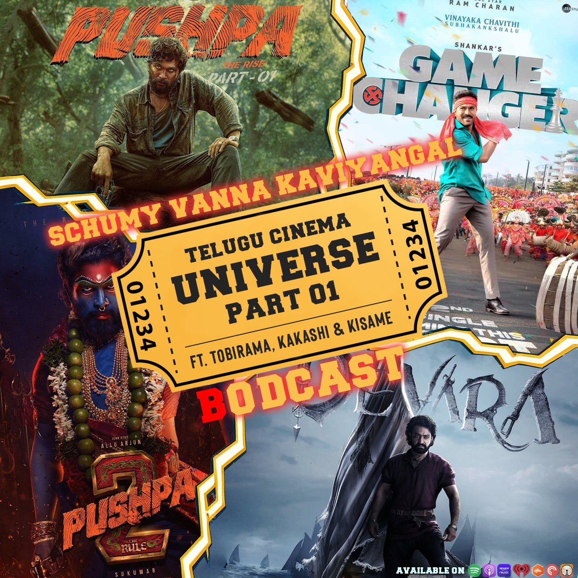 Schumy Vanna Kaviyangal (@schumy_official) on Twitter photo S08E19 Telugu Cinema Universe Part 01 ft.<a href="/SVK_Haashi/">Haashiraamaa Senju</a> <a href="/Tobirama_svk/">Tobirama Senju_SVK</a> @kakashi_hatake_svk <a href="/svkkisame/">Kisamesvk</a> Streaming from 01.02.25 10:30pm on Spotify and other platforms. S08E19 Telugu Cinema Universe Part 01 ft.<a href="/SVK_Haashi/">Haashiraamaa Senju</a> <a href="/Tobirama_svk/">Tobirama Senju_SVK</a> @kakashi_hatake_svk <a href="/svkkisame/">Kisamesvk</a> Streaming from 01.02.25 10:30pm on Spotify and other platforms.