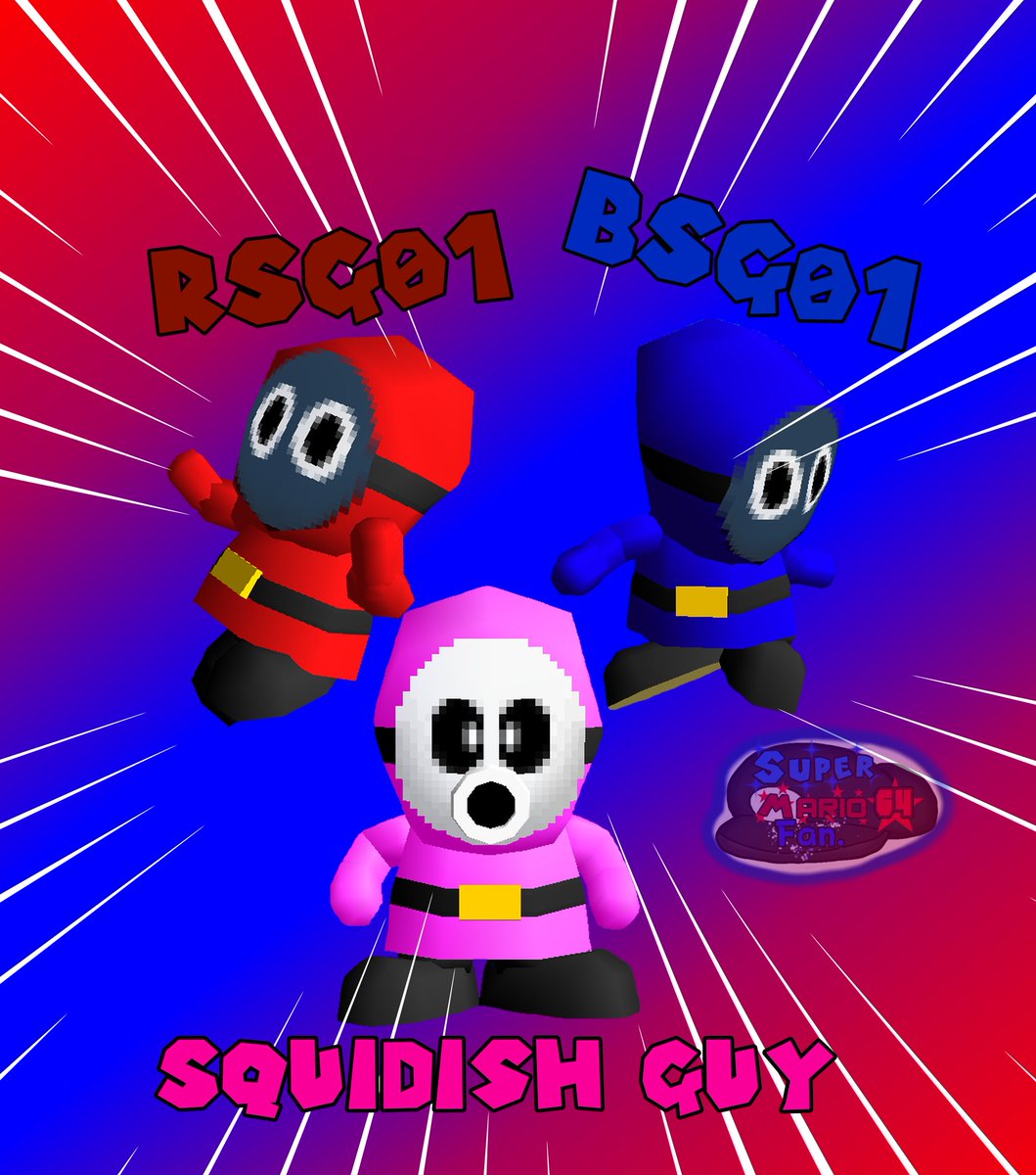 smf_fan's tweet photo. The New Guys coming in today!

(Friend of mine made this for me)

#shyguy #snifit #sm64 #SM64_Machinma #Saturn64 https://t.co/8jkKeeG8Fk