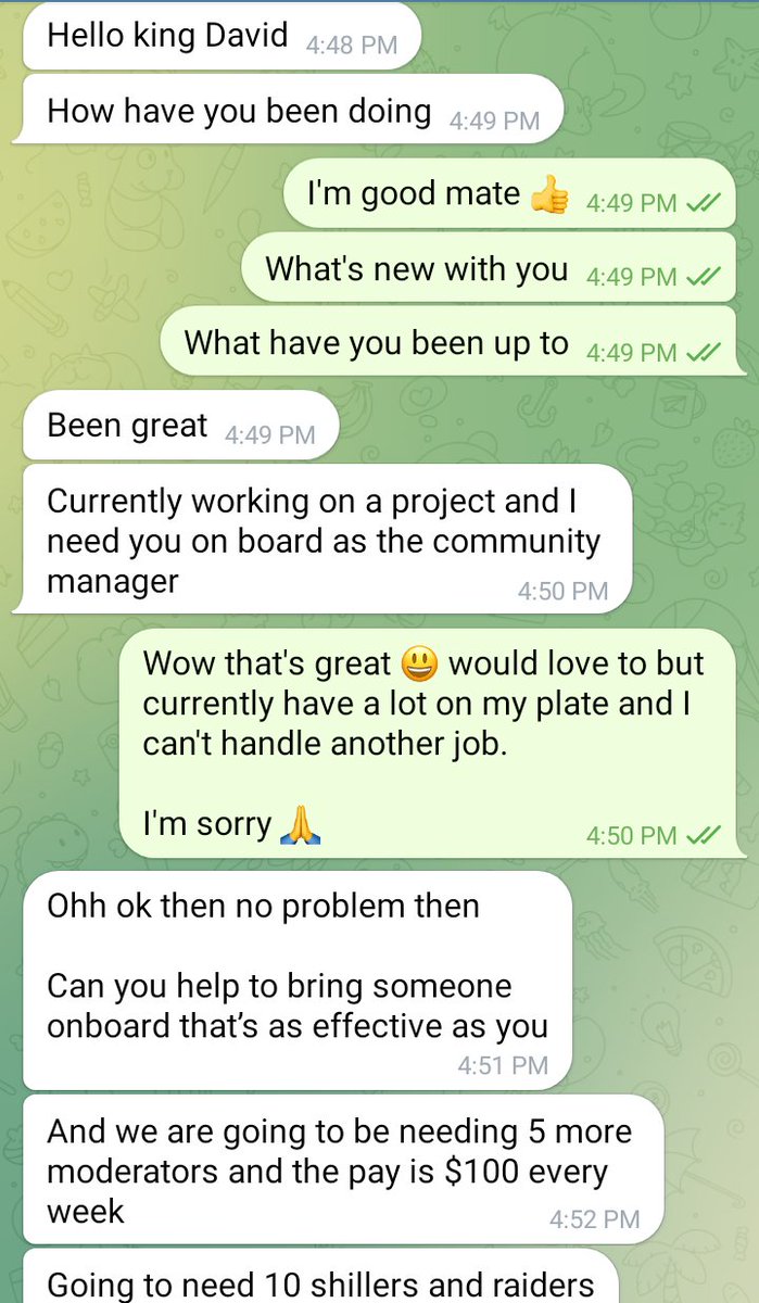 David__deee's tweet image. HIRING 👑 🤴 
Currently looking for 
👑 1 Community Manager 
👑 5 Moderators
👑 10 Raiders and Shillers 
Hurry up and shill yourself in the Comments 👑 
Dev will be reaching out by himself