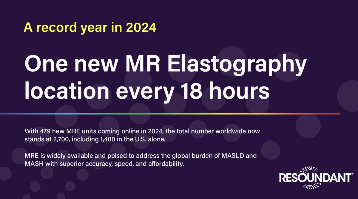 Thank you to all the imaging centers and radiology practices working tirelessly to empower patients and clinicians with greater confidence in diagnosing and managing liver disease. #MASLD #MASH🙏