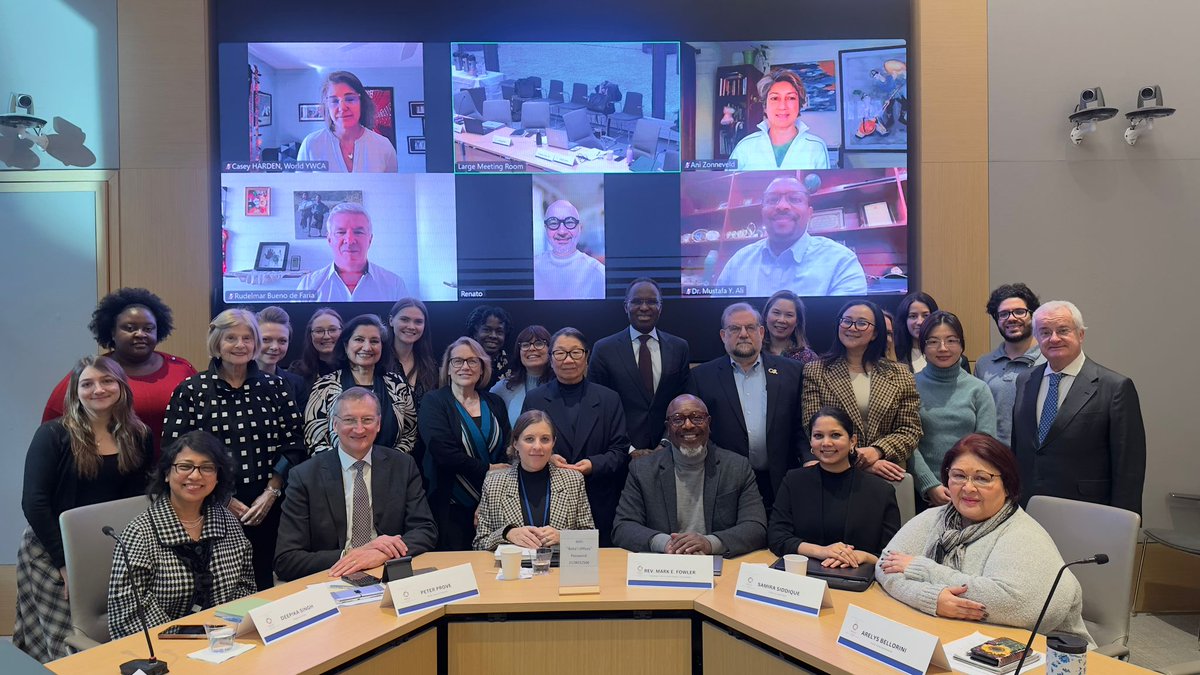 🟢 What's happening at the Peacemakers Netw:

From the past 2 days, the <a href="/UN/">United Nations</a> Multi-Faith Advisory Council met in #NewYork for its annual retreat discussing critical ways faith-based actors can support the UN 2030 Agenda 👏

<a href="/AnglicanWorld/">Anglican Communion</a> <a href="/EarthEthicsCtr/">Center for Earth Ethics</a> <a href="/worldywca/">World YWCA</a> <a href="/TzuChiEdu/">Buddhist Tzu Chi Education Foundation</a>