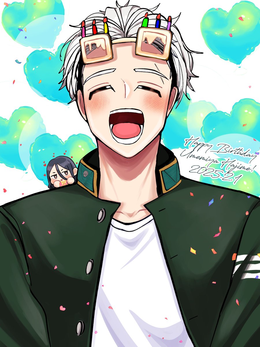 うめちゃんお誕生日おめでとう！！
いっぱい笑顔の1年になりますように🎂✨
#梅宮一生誕祭2025 
#梅宮一誕生祭2025 
#ウィンブレFA