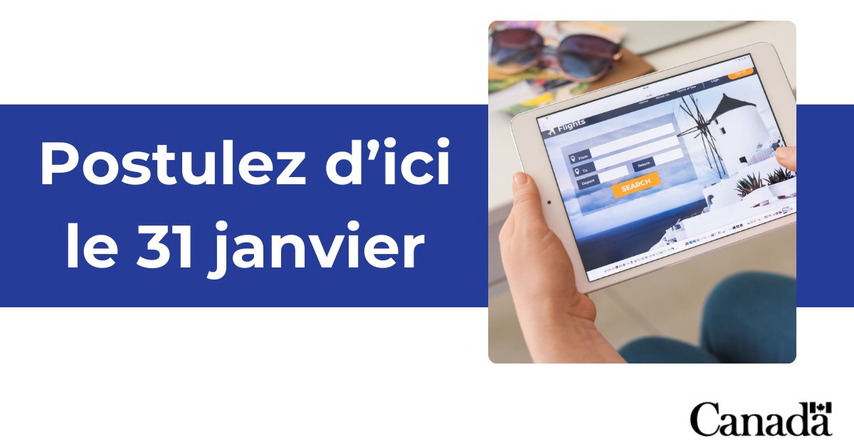 🚨Dernier appel!🚨

Il est encore temps de poser votre candidature pour être membre de notre comité technique sur le tourisme accessible.

Venez travailler avec des gens passionnées par la création d’expériences touristiques inclusives et accessibles!

🖱️ ow.ly/OAVt50UOCJT