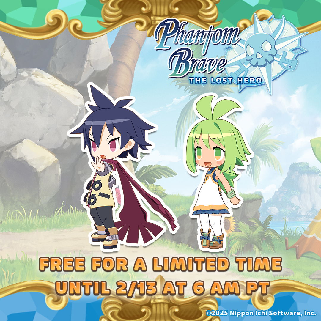 NISAmerica's tweet image. FREE DLC ALERT!🚨

Get the following #PhantomBrave: The Lost Hero DLC for free until 2/13 at 6 am PT!

- Marona &amp;amp; Ash Phantom Isle Outfits (all platforms)
- Putty Outfit: Minty (Nintendo Switch only)

Customize your characters by dressing them up in these cute outfits!👇…