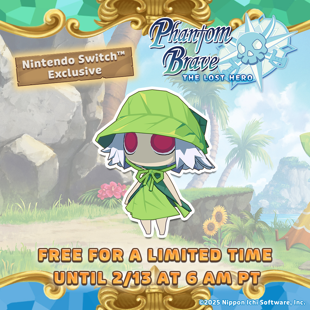 NISAmerica's tweet image. FREE DLC ALERT!🚨

Get the following #PhantomBrave: The Lost Hero DLC for free until 2/13 at 6 am PT!

- Marona &amp;amp; Ash Phantom Isle Outfits (all platforms)
- Putty Outfit: Minty (Nintendo Switch only)

Customize your characters by dressing them up in these cute outfits!👇…