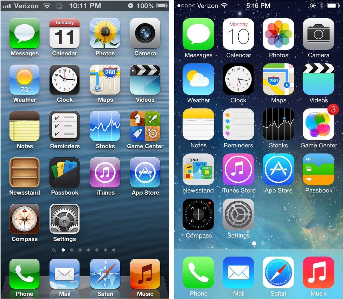 jackingofficial's tweet image. If I had a time machine I’d use it to shoot the person that designed iOS 7