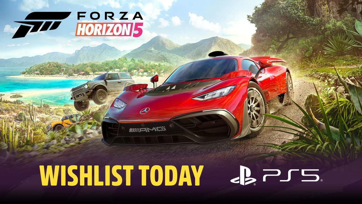 iplaygames_64's tweet image. Xbox's Forza Horizon 5 is coming soon to PlayStation 5!

  "We are excited to see the Forza Horizon 5 community grow with new players on PS5, and we can't wait to see the creativity and skill these new creators, builders, and racers will bring to our vibrant community."
#PS5…