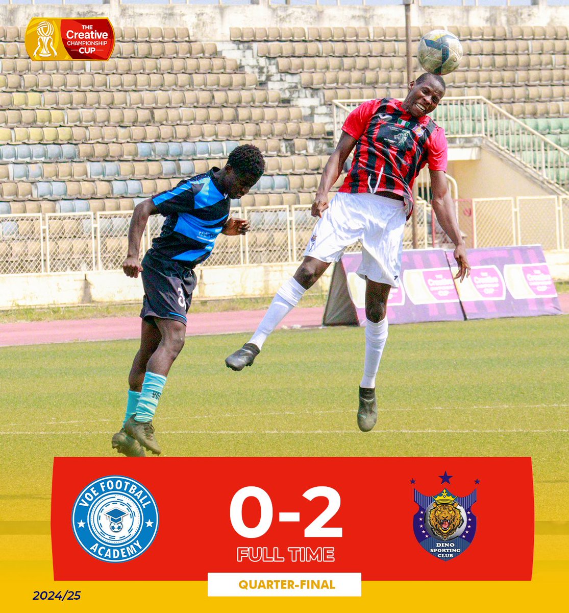 TCC_League's tweet photo. Dino are back in the semifinal after a win against the debutants.
#TCCCup25 #VOEDSC https://t.co/wmPjpXImJ3