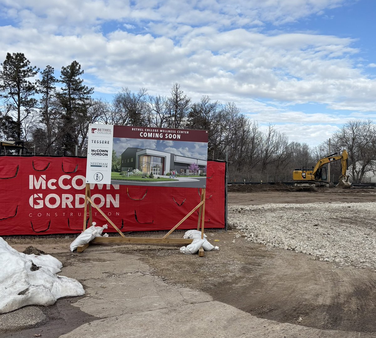 Dirt work has started on the Wellness Center! #BethelKS #ThresherAlumni #RollOn