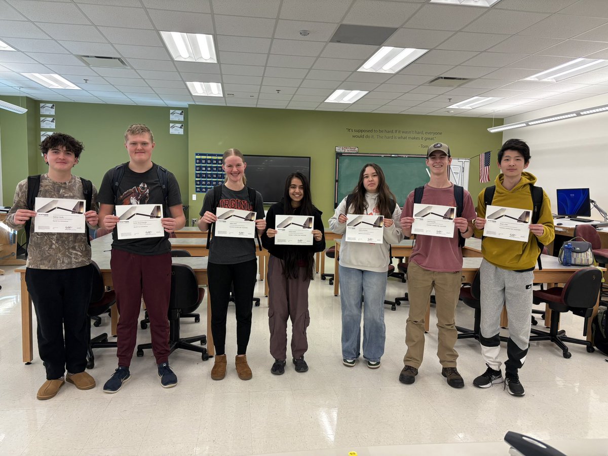 Congratulations to the <a href="/BburgHSBruins/">Blacksburg High</a> CEA and EDG students who earned their Autodesk Certifications today!