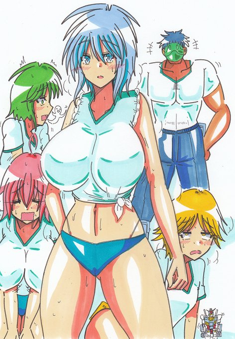 『ガンプラは努力と根性だ!!』なとある学校のガンプラ部を描きました。
#BWGBM 