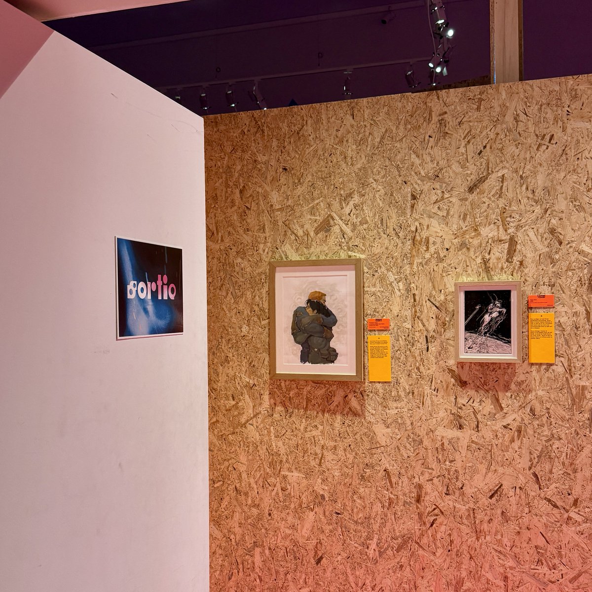 Bravo et merci à <a href="/LloydChery22/">Lloyd Chéry</a> pour cette exposition remarquable, qui fera date. Au musée de la BD d'Angoulême jusqu'au 16 novembre 2025 !