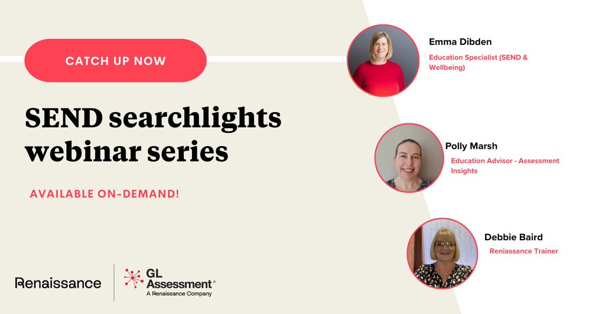 If you missed January’s #GLSENDSearchlights webinar, which focused on #dyslexia, you can now watch on catch-up on our new #SEND Searchlights page. While you’re there, why not explore our other 30 minute episodes, all in one place? bit.ly/3EmokJ8