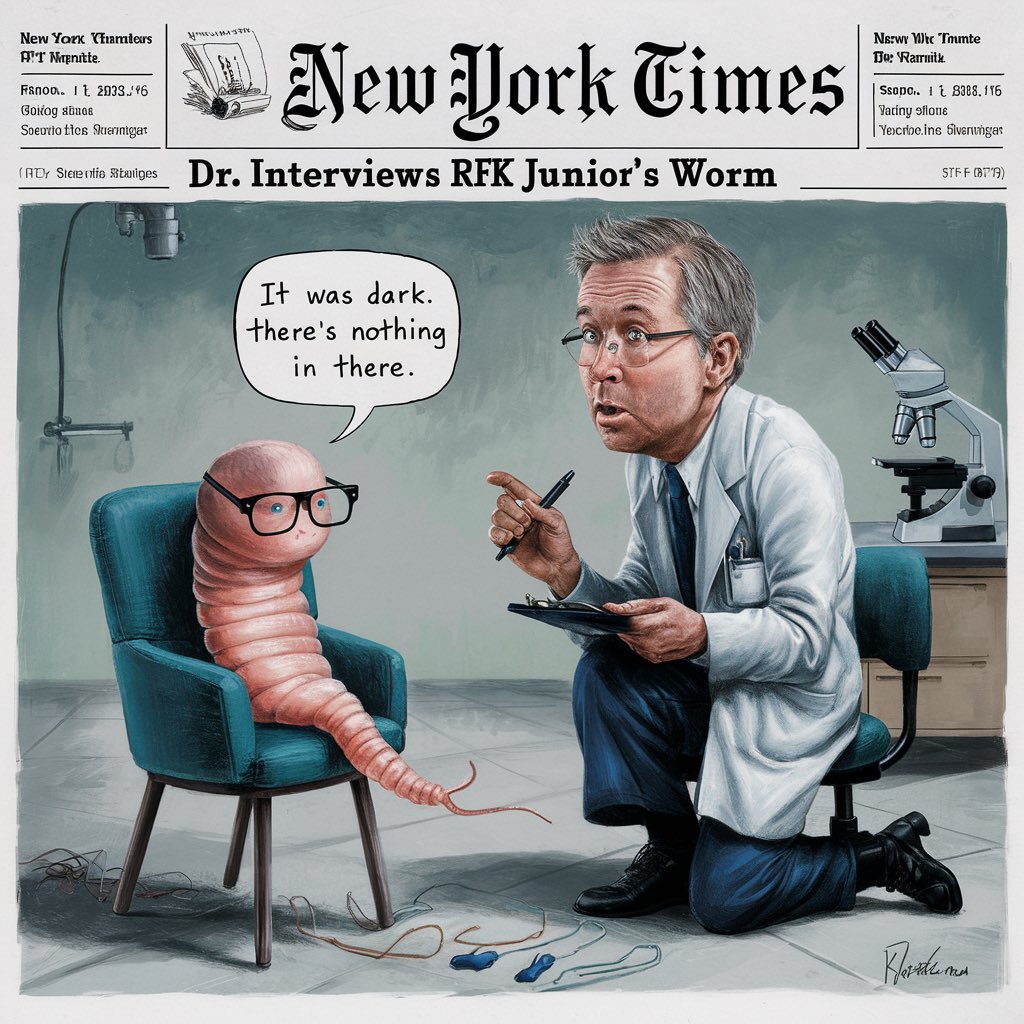 <a href="/atrupar/">Aaron Rupar</a> To be fair, RFK Junior’s brain worm has already told us what’s going on inside his head.