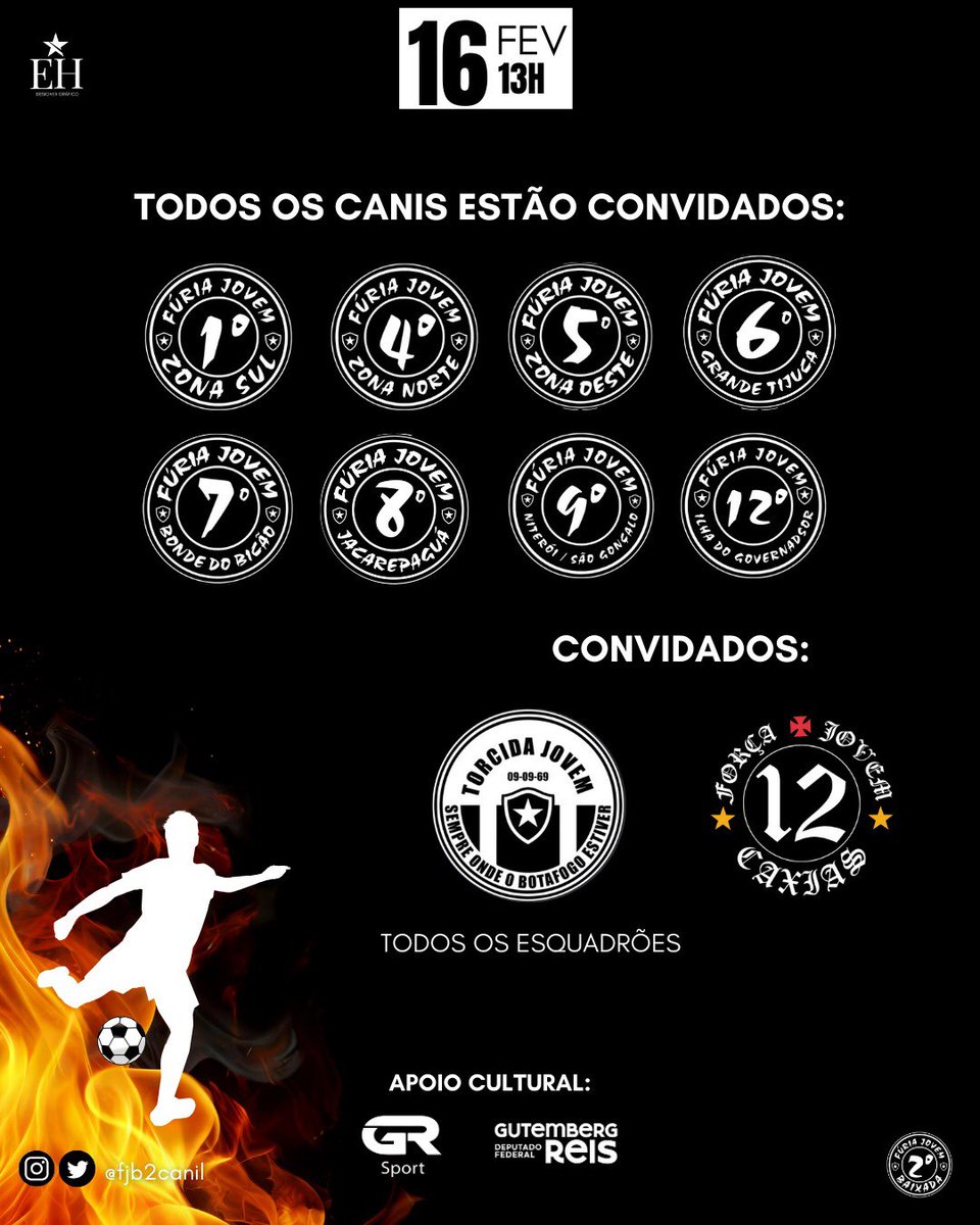 fjb2canil_'s tweet photo. Primeiro evento do ano será o TORNEIO DA BAIXADA, futebol, grupo de pagode, churrasco e cerveja gelada. 

Dia 16 de fevereiro, a partir de 13H

Os granada sem pino ✌🏻
Os cria da praça do skate //_\\ https://t.co/Nj3orJmuE3