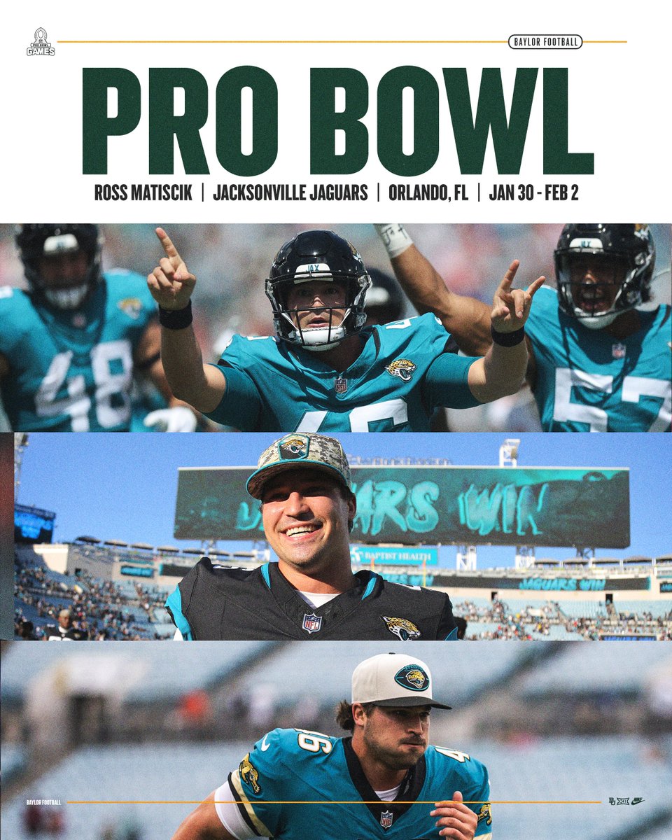 2nd straight Pro Bowl for <a href="/rossmatiscik/">Ross Matiscik</a> 👏

📺 #ProBowlGames start tonight 6pm CT on <a href="/espn/">ESPN</a>  

#SicEm