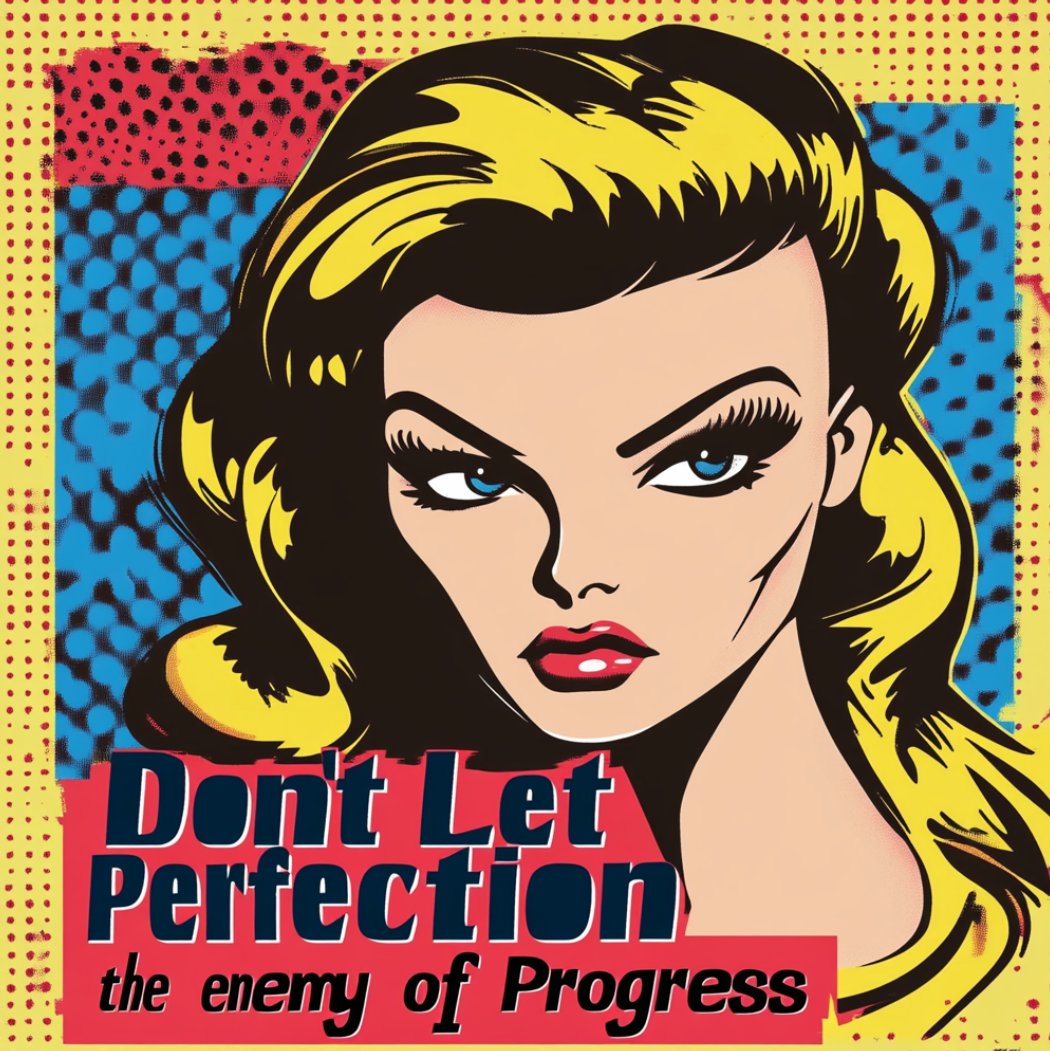 StrategyDigital's tweet image. Dont Let Perfection Be the enemy of Progress