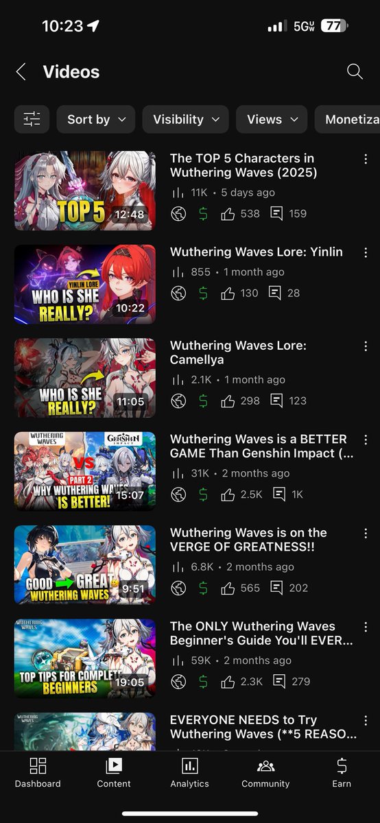solacesaga's tweet image. I polled my community and asked what kind of content they’d want to see from me. The answer was Lore. That was the clear winner from the poll. The results however show that was a lie 😆 (or my lore videos sucked, possibly. My wife liked them though so idk lol)
#WutheringWaves