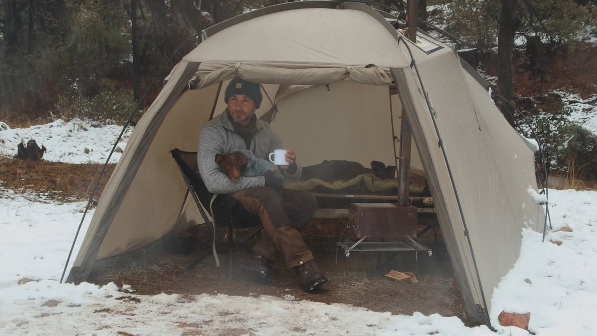Camping in Snow with my dog
youtu.be/-BXS7kfKD9o?si…

#camping #snow #tent #dog #outdoors #WINTER #stove #woods #hottent