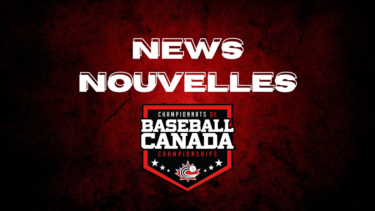 📝 Baseball Canada accepting 2026 National Championship host bids until February 28th, 2025
📝 Baseball Canada accepte les candidatures pour le championnat national de 2026 jusqu'au 28 février 2025

EN: bit.ly/4hCcMQE
FR: bit.ly/4hDZdQH