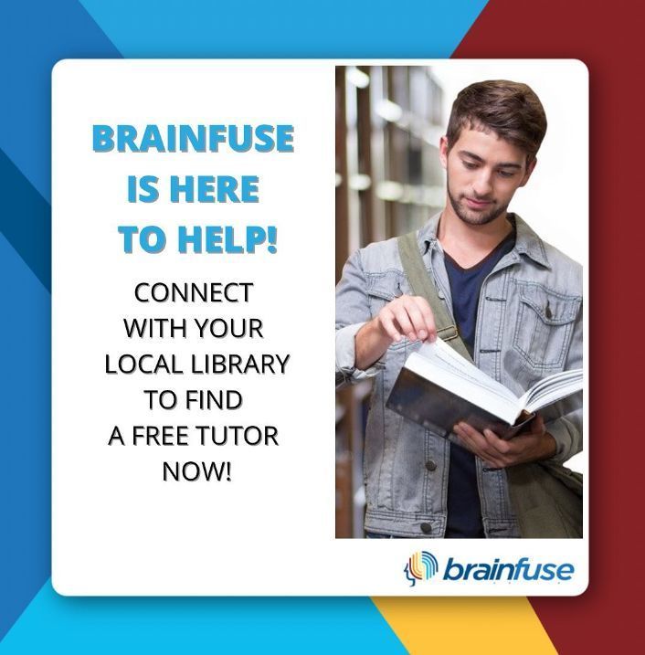 NSPLibrary's tweet image. Get free homework help online with Brainfuse online tutoring!
buff.ly/3KM0cA2
#HelpNow #Brainfuse