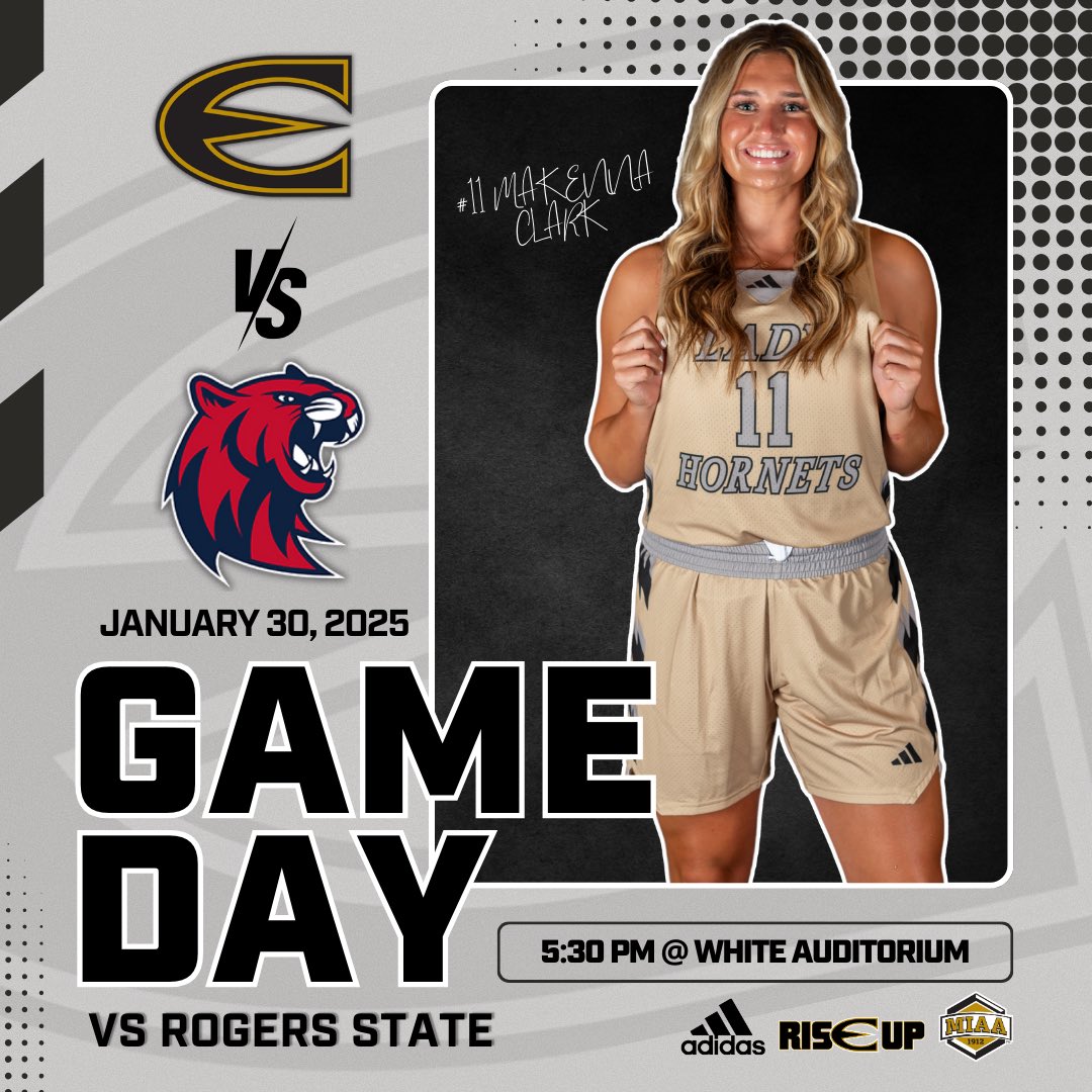 ITS GAMEDAYYYYYY

🆚 Roger’s State
🕰️ 5:30 PM CST
📍 White Auditorium 
📉 esuhornets.com/sidearmstats/w…
📻 radio.securenetsystems.net/cwa/index.cfm?…
📺 themiaanetwork.com/esuhornets/

#StingersUp🐝