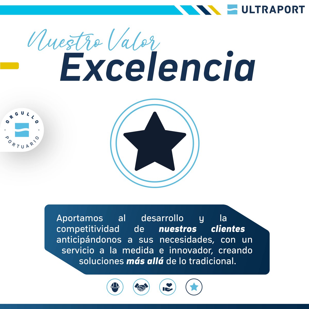 Ultraport_Chile's tweet image. 🤔✨ ¿Sabías qué...? En Ultraport, el valor de la excelencia nos impulsa a alcanzar los más altos estándares en cada tarea. 💼💡 Es el compromiso de cada colaborador y colaboradora por entregar calidad en todo lo que hacemos.

#ExcelenciaUltraport #SabíasQue #Calidad
