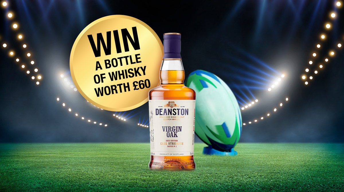 The Whisky Shop (@thewhiskyshop) on Twitter photo WIN a bottle of <a href="/deanstonmalt/">Deanston Distillery</a> Virgin Oak CS the Six Nations in our latest competition!๐
To win this bottle:
1. Repost with your three winners from three games: Scotland vs Italy, France vs Wales, Ireland vs England.
2. Like this post.
Full T&C's on our website. Over 18s only WIN a bottle of <a href="/deanstonmalt/">Deanston Distillery</a> Virgin Oak CS the Six Nations in our latest competition!๐
To win this bottle:
1. Repost with your three winners from three games: Scotland vs Italy, France vs Wales, Ireland vs England.
2. Like this post.
Full T&C's on our website. Over 18s only