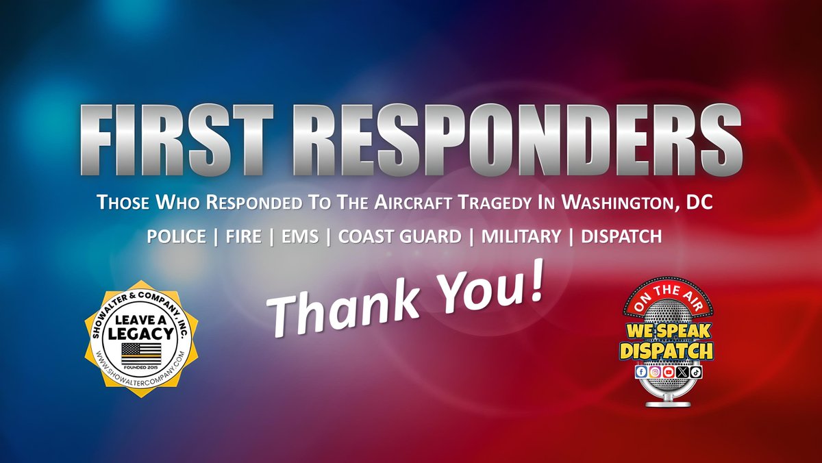 We are so thankful to all of the first responders who quickly responded to the horrible aircraft disaster.
#heroes
#firstresponders