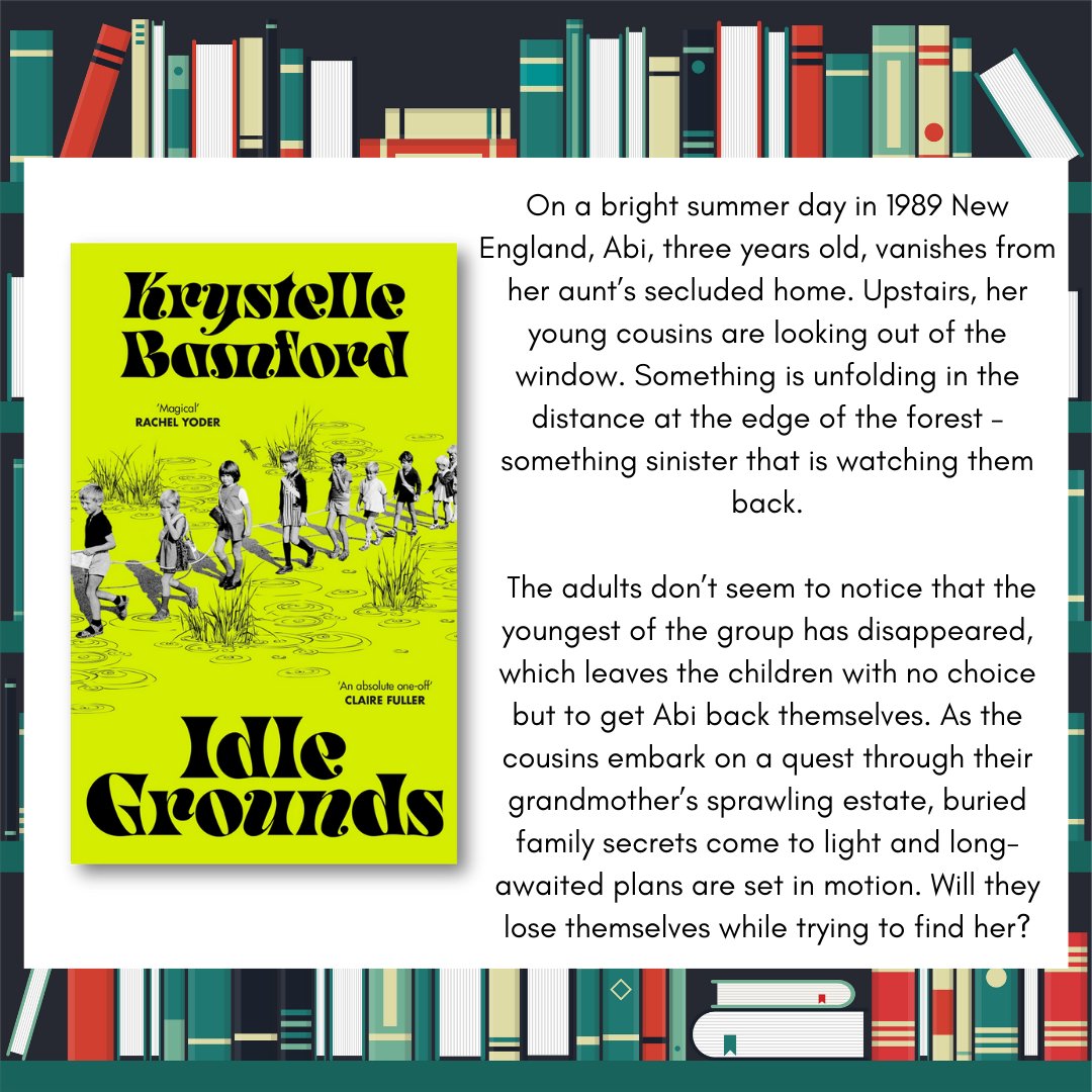 'Idle Grounds' is a debut novel I’m itching to read. It’s from the fabulous editor who brought us 'Greta &amp; Valdin' and is bringing us 'Sunstruck' so that along with the worlds ‘sinster’ &amp; ‘unsettling’ told me I needed to pop it at the top of my tbr.