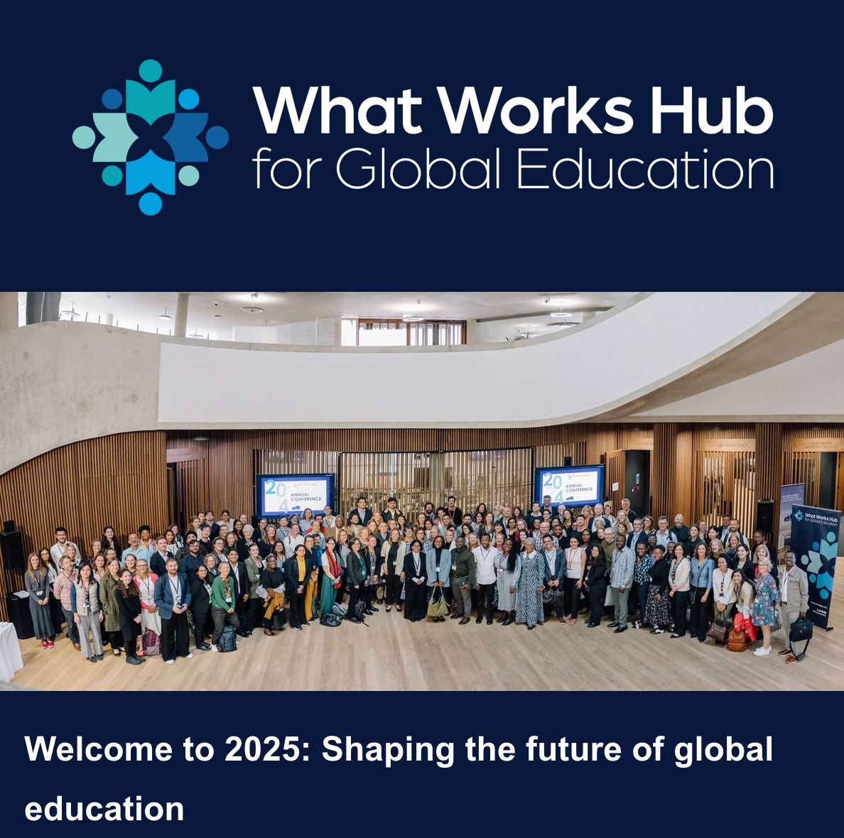 What Works Hub for Global Education (@wwhglobaled) on Twitter photo Kick off the year with exciting updates from <a href="/WWHGlobalEd/">What Works Hub for Global Education</a> in our first newsletter of 2025! Discover:
✨ A New Year message
📌 Highlights from our inaugural conference
🌍 Key media mentions, publications and events from 2024
📖 Read now: buff.ly/42uqIrv
🔔 Subscribe: Kick off the year with exciting updates from <a href="/WWHGlobalEd/">What Works Hub for Global Education</a> in our first newsletter of 2025! Discover:
✨ A New Year message
📌 Highlights from our inaugural conference
🌍 Key media mentions, publications and events from 2024
📖 Read now: buff.ly/42uqIrv
🔔 Subscribe: