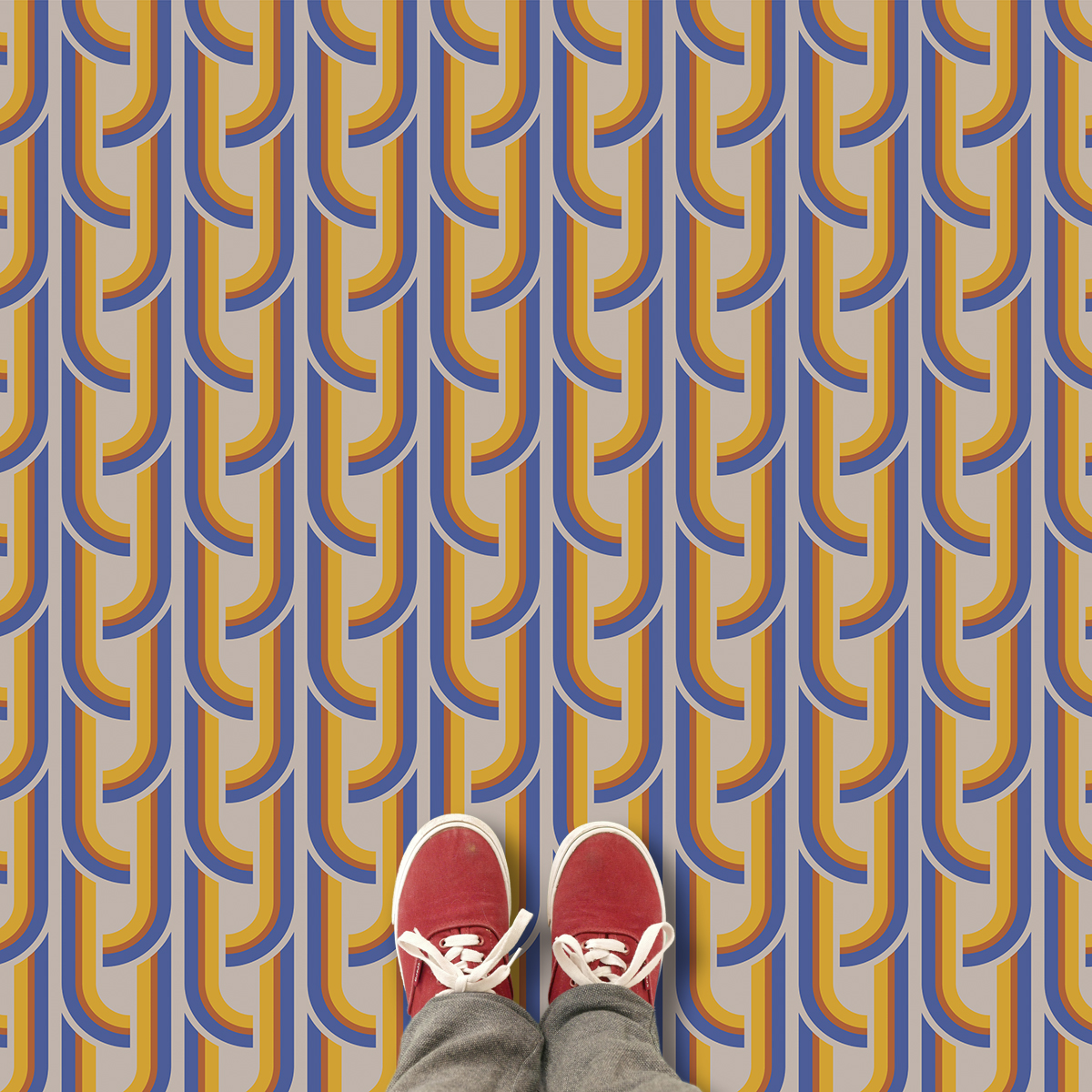 For_the_floor's tweet photo. Campervan owners, get ready to turn heads with our bold and vibrant vinyl flooring! 🤩 
With a huge range of colours and patterns, whether you're refreshing a classic Westfalia or converting a trusty Bongo, we've got the perfect flooring to match your style. https://t.co/AXzy08s9BN