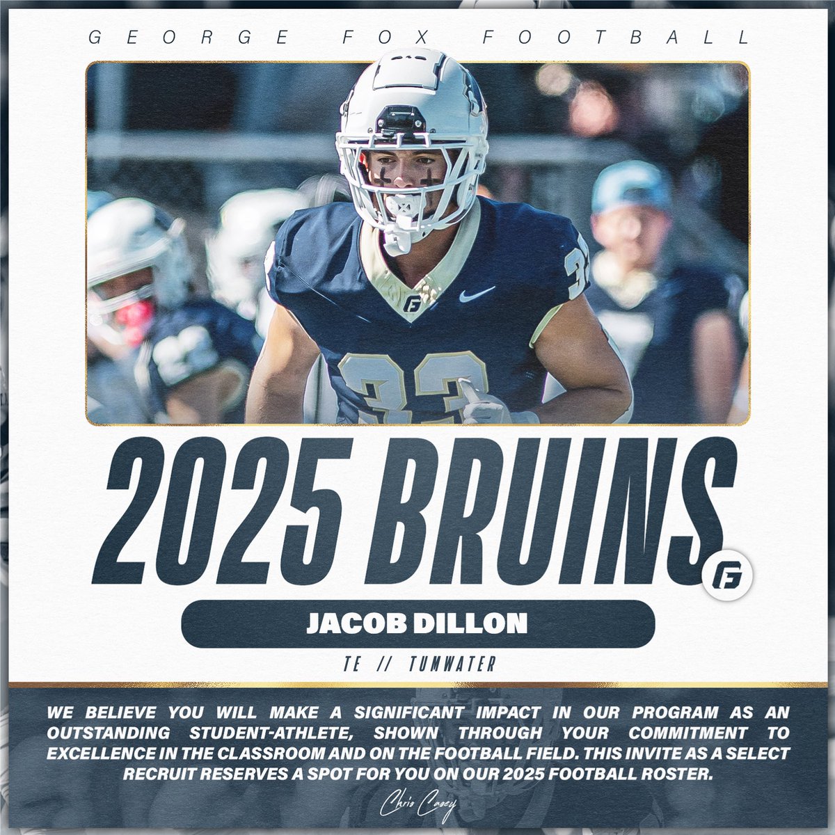 Jake Dillon (@jake13dillon) on Twitter photo I’m extremely grateful to have received an offer from <a href="/GFUFootball/">GFU Bruin Football</a> <a href="/KenIngram3/">Ken Ingram</a>
<a href="/BrandonHuffman/">Brandon Huffman</a>
<a href="/TBirdFootball/">Tumwater ‘Winning’ Football</a>
<a href="/RylandSpencer/">Ryland Spencer™</a> I’m extremely grateful to have received an offer from <a href="/GFUFootball/">GFU Bruin Football</a> <a href="/KenIngram3/">Ken Ingram</a>
<a href="/BrandonHuffman/">Brandon Huffman</a>
<a href="/TBirdFootball/">Tumwater ‘Winning’ Football</a>
<a href="/RylandSpencer/">Ryland Spencer™</a>