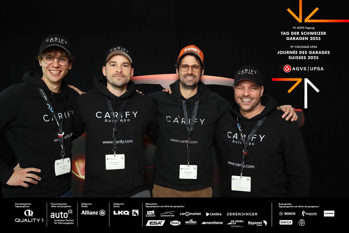 🚗 CARIFY am Tag der Garagisten 2025! 🚗⁠
⁠
📍 Wir waren dabei – und das mit vollem Einsatz! Beim AGVS Tag der Garagisten haben wir spannende Gespräche geführt und gezeigt, wie unser Auto-Abo-Modell Garagen neue Umsatzmöglichkeiten eröffnet.⁠
⁠
