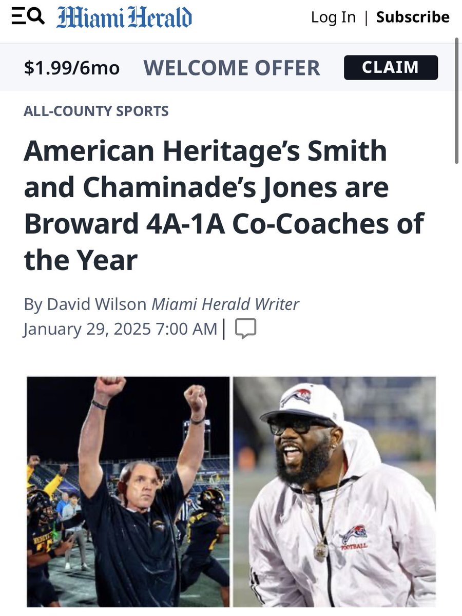 Dayen Marouf-Araibi (@dayenma_75) on Twitter photo Making the 1st Team again and <a href="/D2Dperformance/">Mike Smith</a> Coach of the year! <a href="/MiamiHerald/">Miami Herald</a>
#HeritageBoyz <a href="/DiaBell3QB1/">Dia Bell 2026 QB</a> <a href="/byronlouis_/">Byron Louis</a> <a href="/benjamin_diaz65/">Benjamin Diaz</a> <a href="/MALACHITONEY2/">Malachi Toney</a> <a href="/zaethomas11/">Greg ZAE Thomas</a> <a href="/Gavinharvey07/">Gavin Harvey</a> <a href="/DylanBenne18263/">Dylan Bennett</a> <a href="/Gonezer1_/">Kymani Morales</a> Making the 1st Team again and <a href="/D2Dperformance/">Mike Smith</a> Coach of the year! <a href="/MiamiHerald/">Miami Herald</a>
#HeritageBoyz <a href="/DiaBell3QB1/">Dia Bell 2026 QB</a> <a href="/byronlouis_/">Byron Louis</a> <a href="/benjamin_diaz65/">Benjamin Diaz</a> <a href="/MALACHITONEY2/">Malachi Toney</a> <a href="/zaethomas11/">Greg ZAE Thomas</a> <a href="/Gavinharvey07/">Gavin Harvey</a> <a href="/DylanBenne18263/">Dylan Bennett</a> <a href="/Gonezer1_/">Kymani Morales</a>