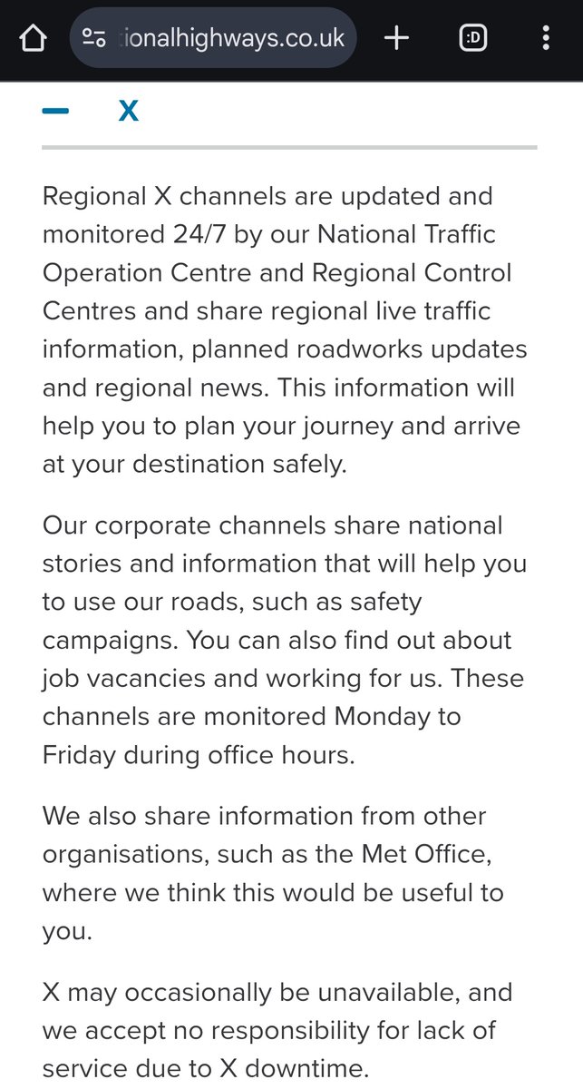 Matt_pul's tweet photo. @HighwaysNWEST Is this still in effect? As your website states these feeds are monitored 24/7 👀 https://t.co/4ejYxmBEj7