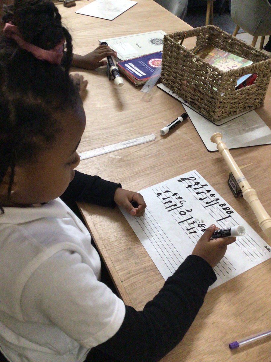 Year 3 are getting better and better at their music notation and are loving learning to play the recorder! 🎶

#music #recorder #musiclearning #musicnotes #writingmusic #readingmusic