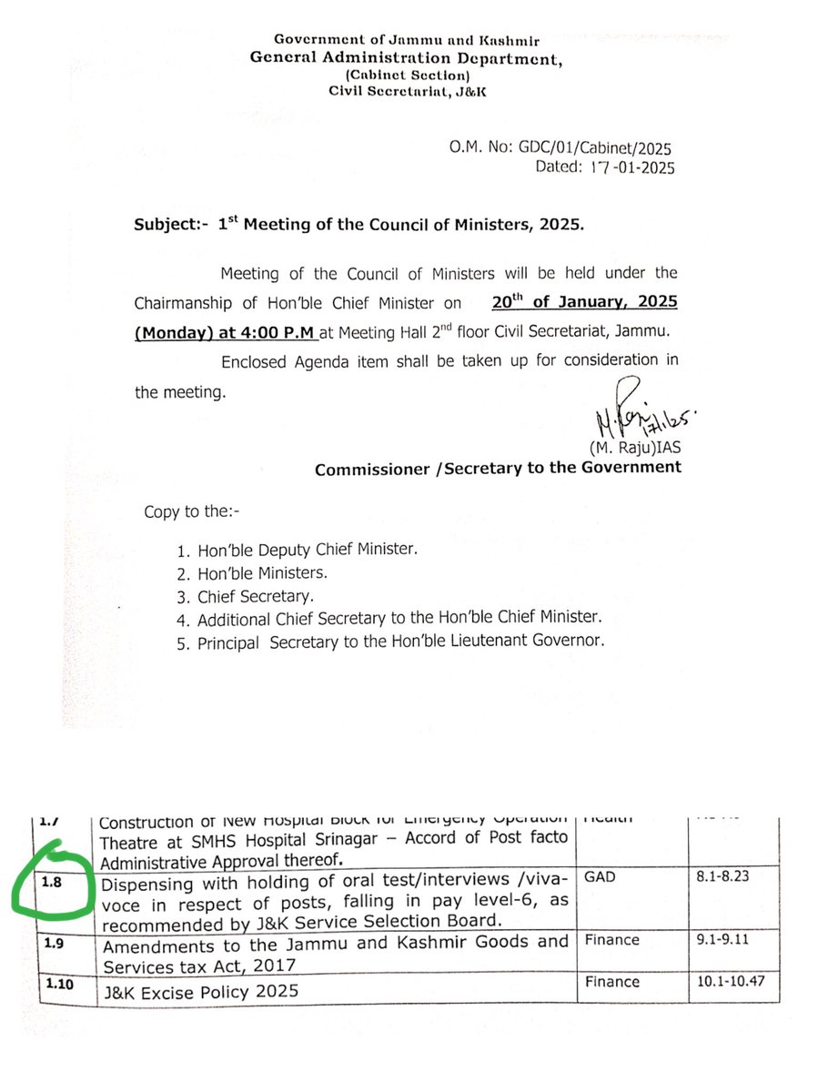 JE_Ele_2025's tweet photo. It's unfortunate to hear that the Exclusion of Interview file has gone missing again in @gadjkut , especially after being found and approved by CM @OmarAbdullah . The delay has caused a lot of frustration for the JE aspirants who are eagerly awaiting the recruitment notification. https://t.co/2YDakxTJ7t