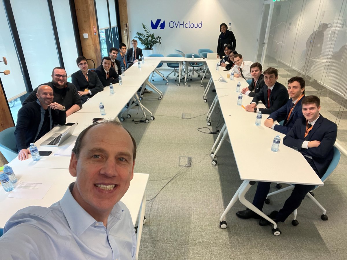 OVHcloud Careers (@ovhcloudcareers) on Twitter photo Nous accueillons cet après-midi la promo X23 de <a href="/Polytechnique/">École polytechnique</a> dans nos locaux parisiens ! Notre CEO, Benjamin Revcolevschi est venu échanger avec les étudiants. Nos directeurs IT ont présenté notre activité, nos innovations et nos métiers ! #parcours #étudiants #empowering Nous accueillons cet après-midi la promo X23 de <a href="/Polytechnique/">École polytechnique</a> dans nos locaux parisiens ! Notre CEO, Benjamin Revcolevschi est venu échanger avec les étudiants. Nos directeurs IT ont présenté notre activité, nos innovations et nos métiers ! #parcours #étudiants #empowering